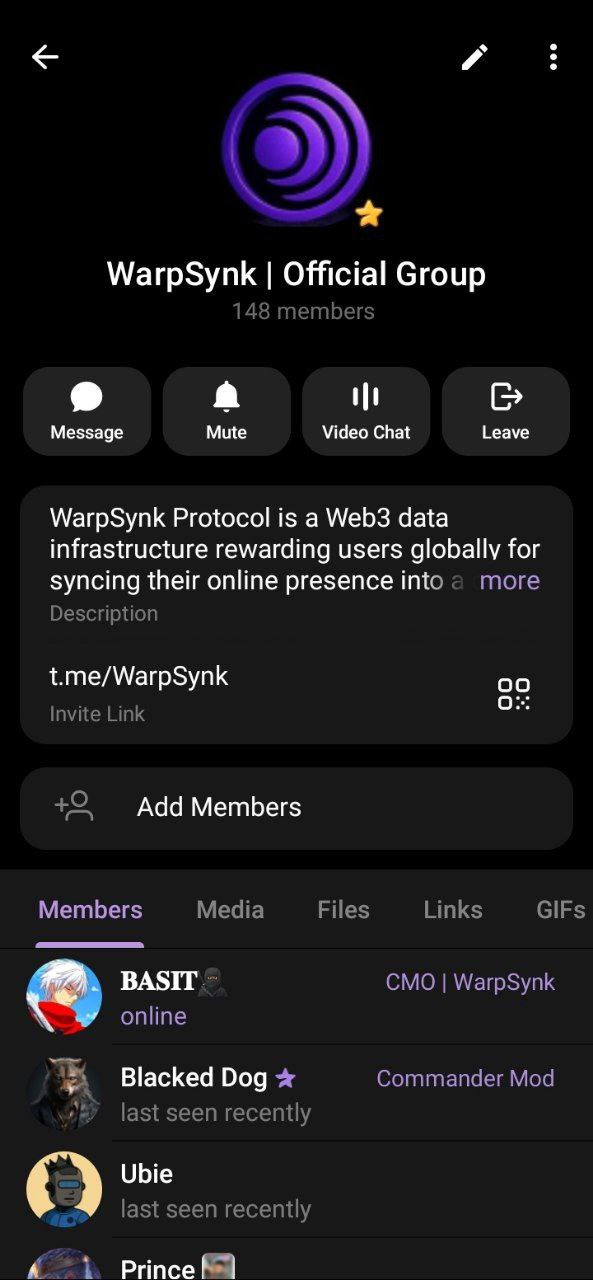 WarpSynk Protocol CMO