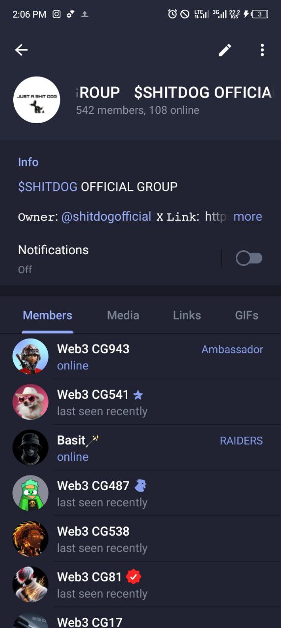 Raider for $SHITDOG token(Organic raids that improve visibility for the project and more buys came in)